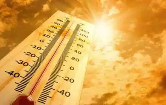 imagem mostra calor temperatura