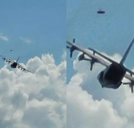 Policial fotografa Óvni fugindo de aeronave das forças armadas nos EUA