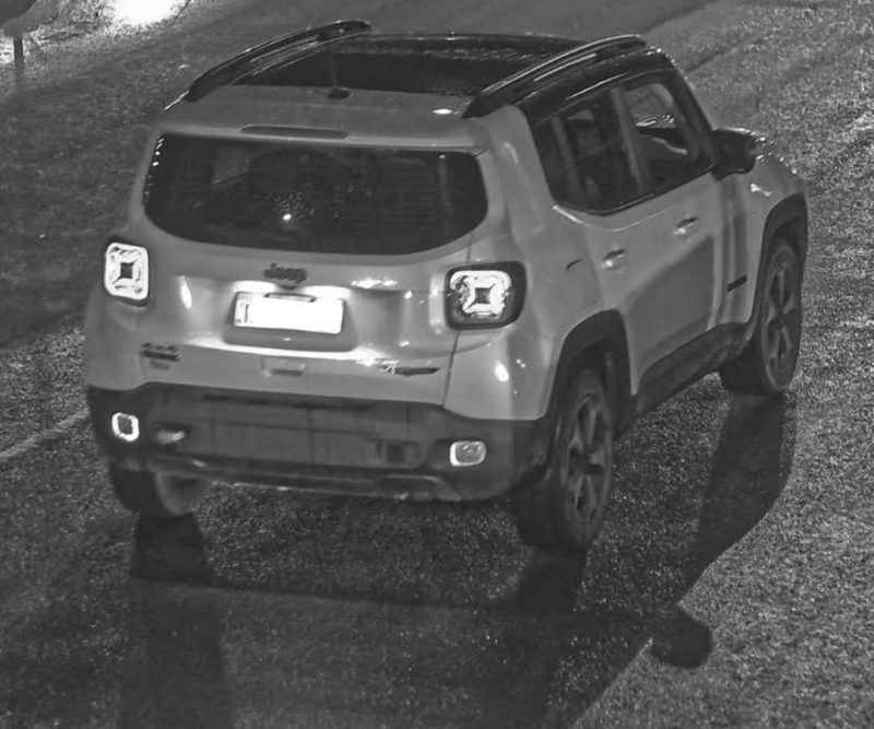 jeep renagade foto preto e branco