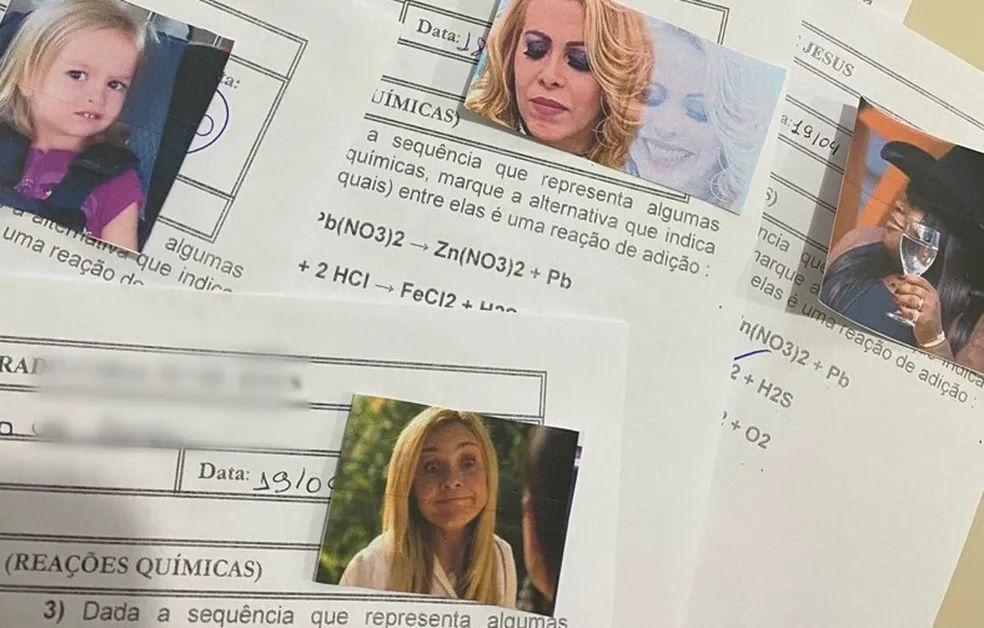 Professor de SC viraliza com método divertido para correção de provas