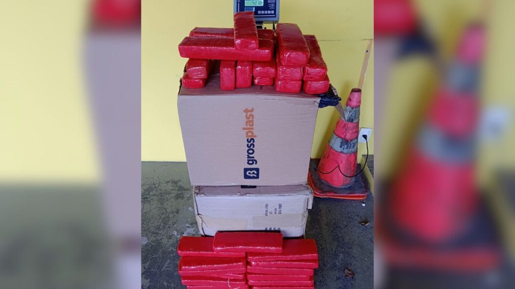 Mulheres são pegas na BR-101 com quase 93 kg de maconha em Joinville
