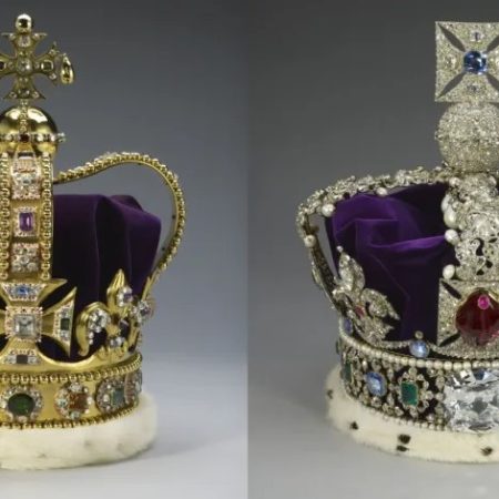 Joiás raras: Coroa de Charles III tem mais de 400 pedras preciosas