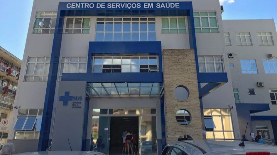 Imagem mostra secretaria de saúde de brusque